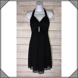 Ruby Rox Black Halter Dress Size Small